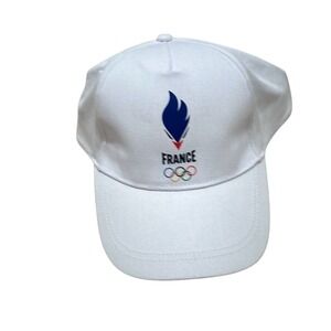 TU Mens Paris 2024 Olympics Logo Adjustable Baseball Cap‎